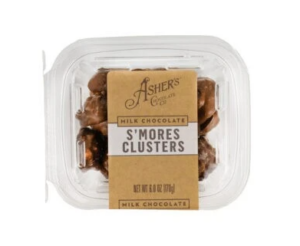 Asher's Milk Chocolate S'mores Clusters 6oz Fresh Pack 6ct